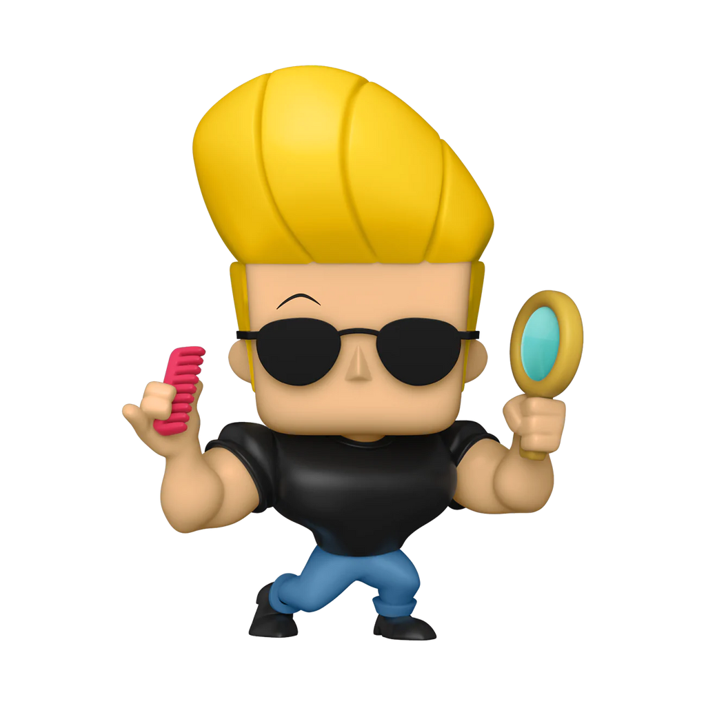 Funko Pop! Animation: Johnny Bravo con espejo y peine Cartoon Network # 1069