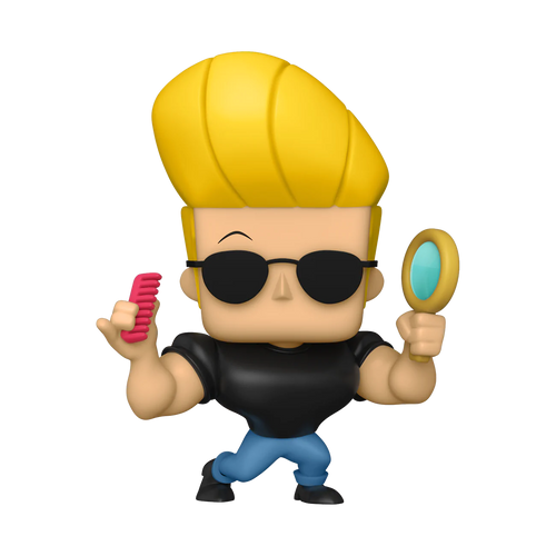 Funko Pop! Animation: Johnny Bravo con espejo y peine Cartoon Network # 1069