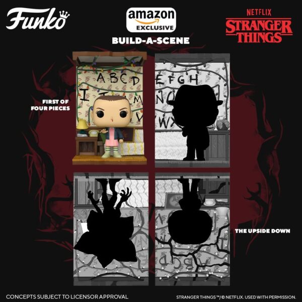 Funko Pop! Deluxe: Stranger Things Construye la Escena – Byers House Eleven #1185 Exclusive