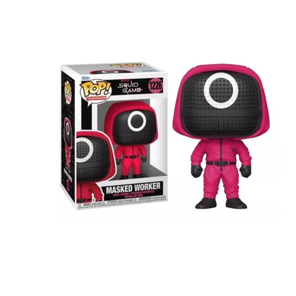 Funko Pop! Television Juego Del Calamar Masked Worker (Soldado Rojo con Mascara Circulo) # 1226