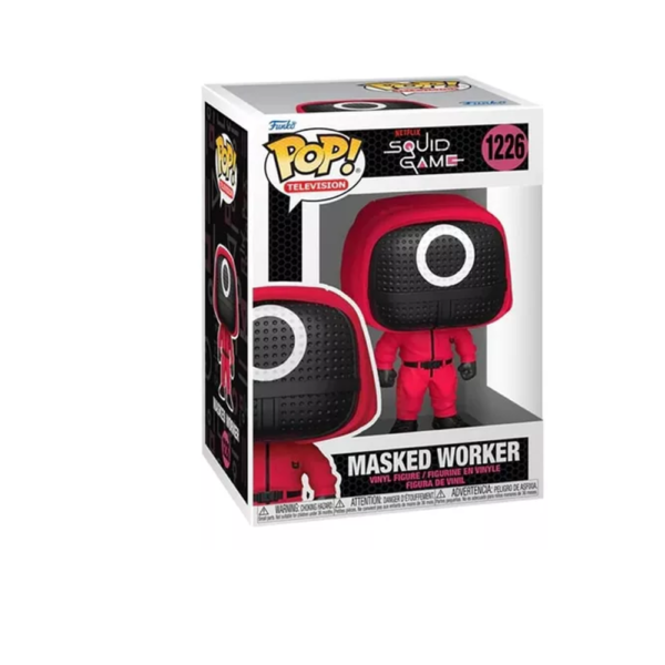 Funko Pop! Television Juego Del Calamar Masked Worker (Soldado Rojo con Mascara Circulo) # 1226