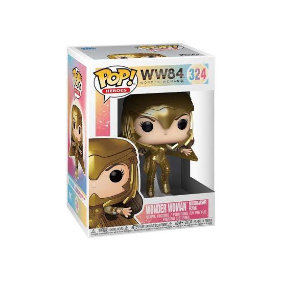 Funko Pop! Heros Wonder Woman 1984 Golden Armor Flying # 324