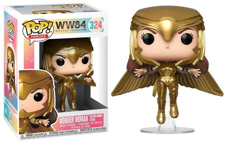 Funko Pop! Heros Wonder Woman 1984 Golden Armor Flying # 324