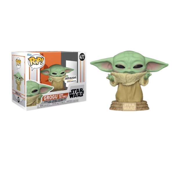 Funko POP! Grogu Using the Force serie Disney The Mandalorian Exclusivo Amazon # 477