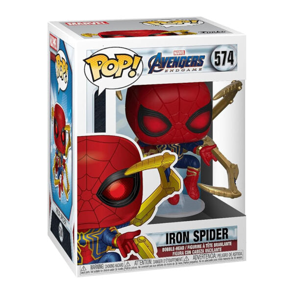 Funko Pop! Marvel: Endgame Iron Spider With NanoGauntlet # 574