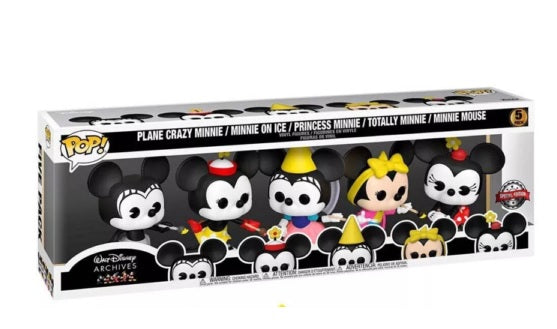 Funko Pop! Disney: Minnie Mouse 5 Pack, Exclusive