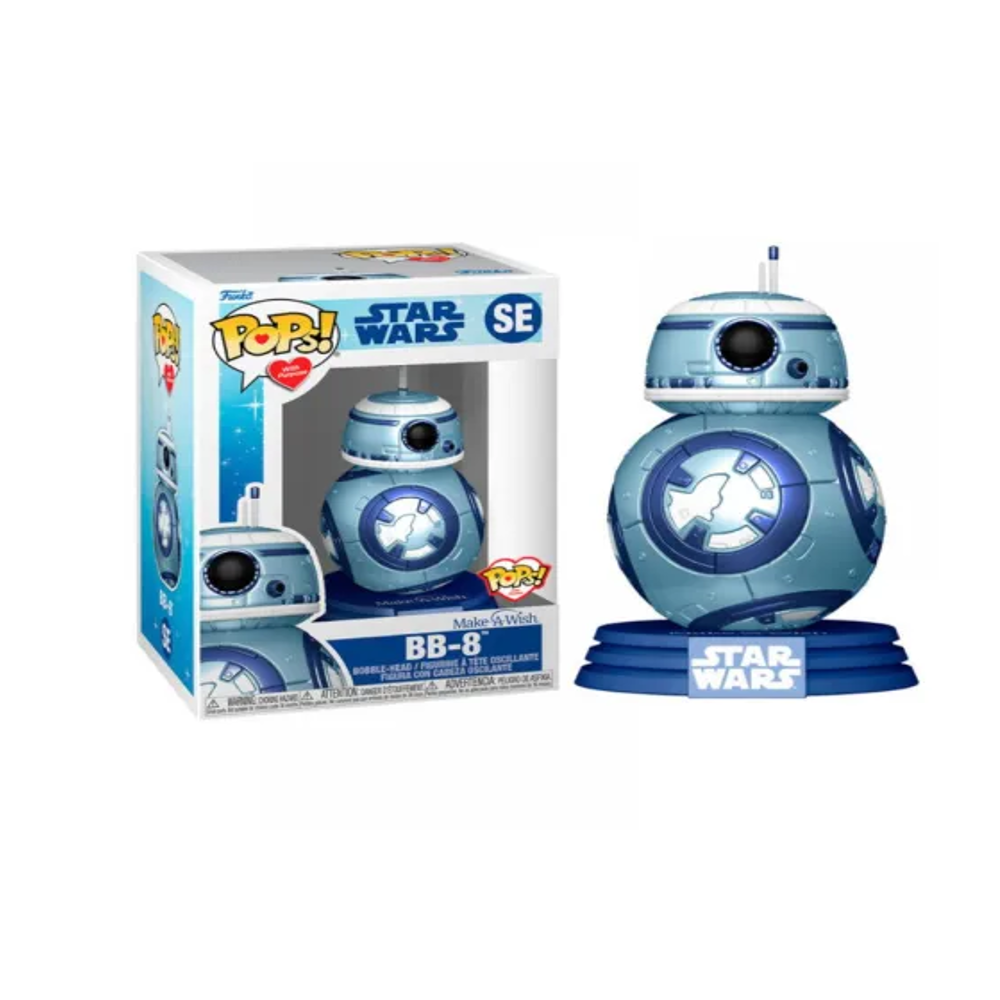 Funko Pop! Star Wars: Make a wish – BB-8 metálico