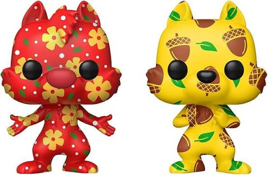 Funko Pop! Set de figuras Chip y Dale Art Series Exclusivas Disney