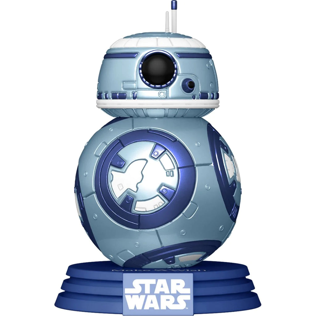 Funko Pop! Star Wars: Make a wish – BB-8 metálico