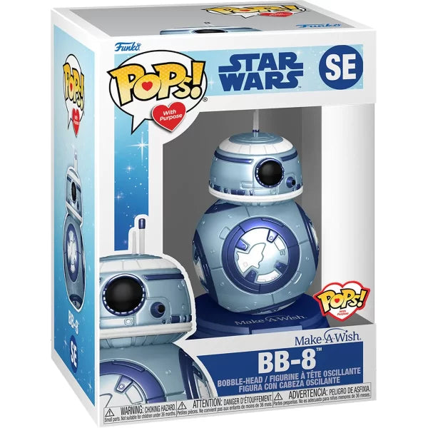 Funko Pop! Star Wars: Make a wish – BB-8 metálico