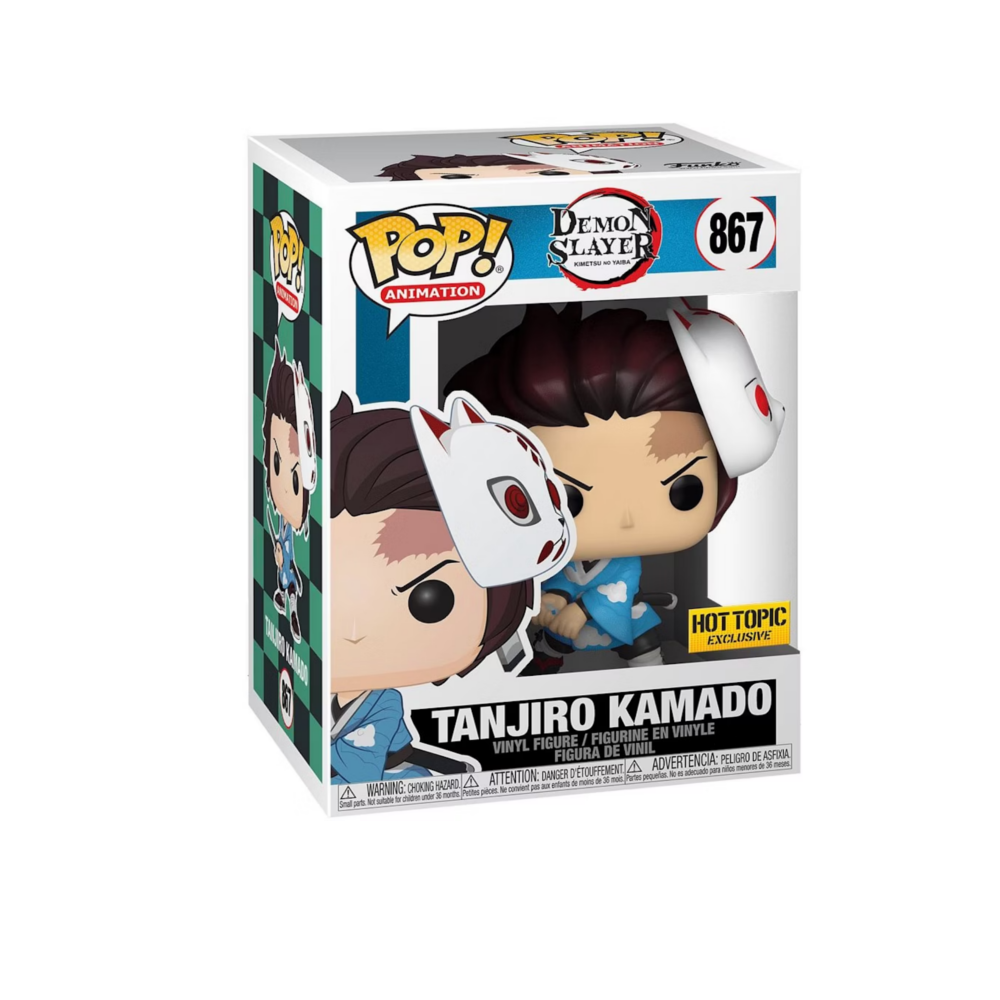 Funko Pop! Animation: Demon Slayer – Tanjiro Kamado máscara # 867
