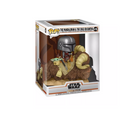 Funko Pop! Deluxe: Mandalorian – Mandalorian on Bantha With Child # 416