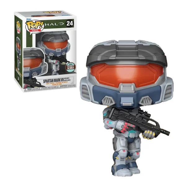 Funko Pop! Games Halo Spartan Mark VII con Br75 Battle Rifle # 24